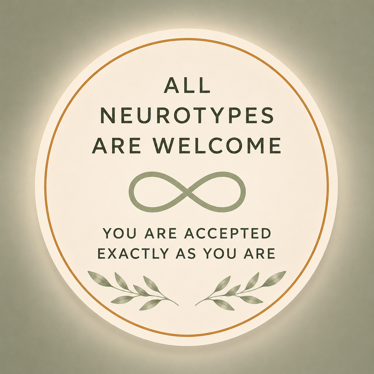 Neurotypes welcome badge