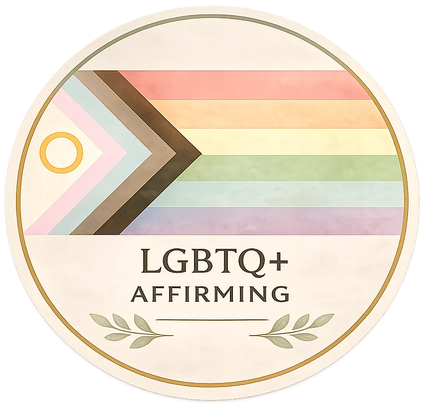 LGBTQ+ Affirming badge